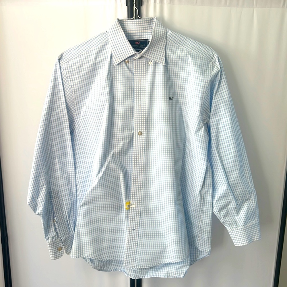 Vineyard, vines, men’s button-down dress, shirt, size medium